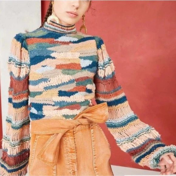 Ulla Johnson Sweaters - ULLA JOHNSON Eliya Pullover Sweater RARE Alpaca Handmade Size Medium